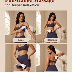 Electric Body Massager with 3 Massage Heads