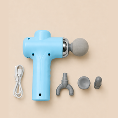 Portable Deep Tissue Massage Gun with 4 Massage Heads