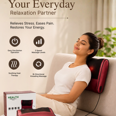 Electric Shiatsu Massage Pillow with Heat Therapy