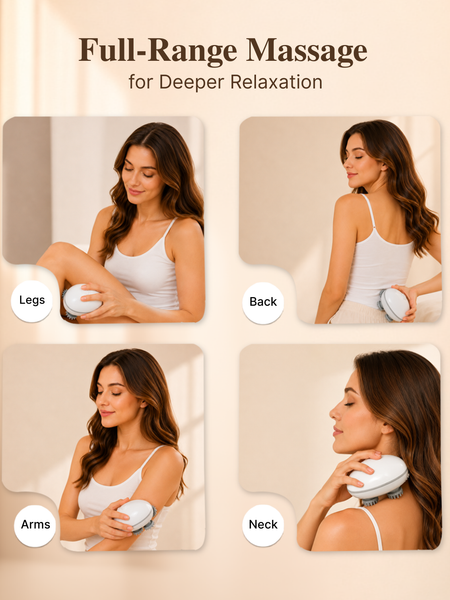 Cordless Scalp Massager with Silicone Heads