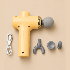 Rechargeable Massage Gun with 4 Heads