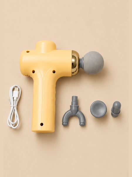 Rechargeable Massage Gun with 4 Heads