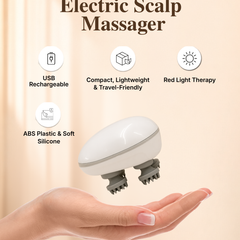 Cordless Scalp Massager with Silicone Heads